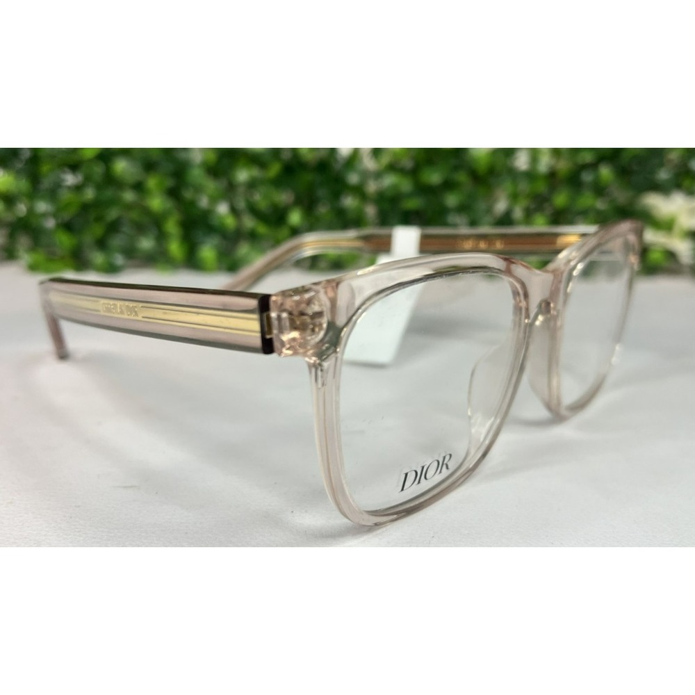 Christian Dior Spirito Square Clear Eyeglasses Frames 53-17- 140 - PREOWNED - Picture 2 of 10